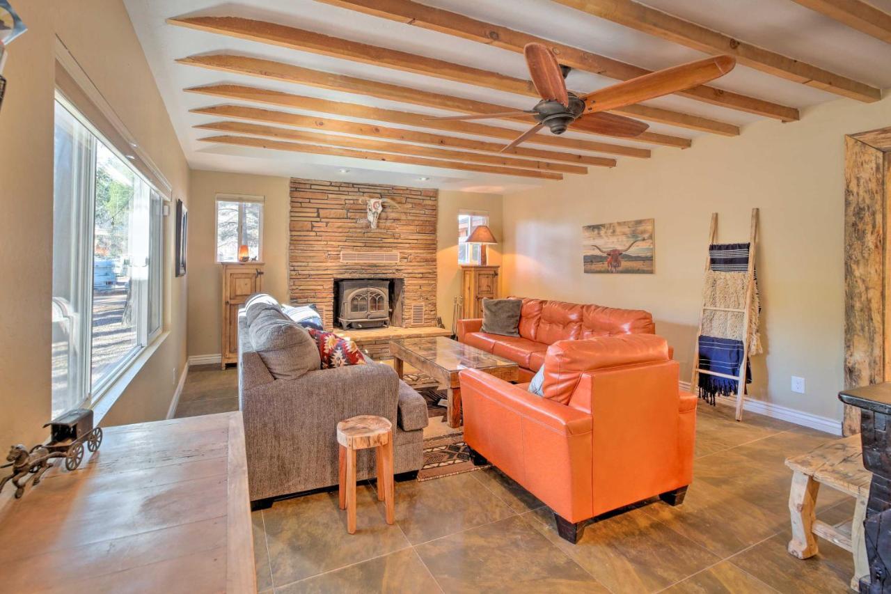 Cozy Cabin Retreat With Patio And Fenced Yard Payson Exterior foto