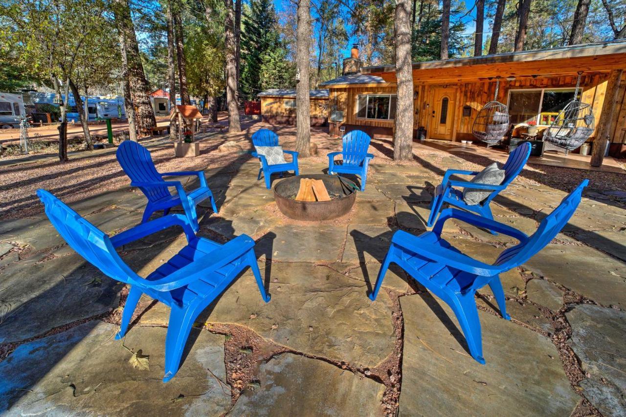 Cozy Cabin Retreat With Patio And Fenced Yard Payson Exterior foto